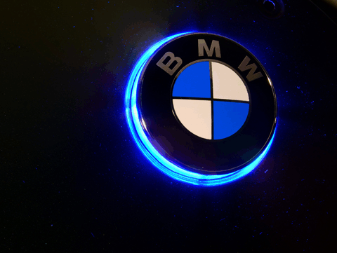 For BMW S1000R colour roundel badge LED lights / Emblem lights | Lighting / Electrical | S1000RR, S1000R, S1000XR | BMW S Series | schroedie.de english