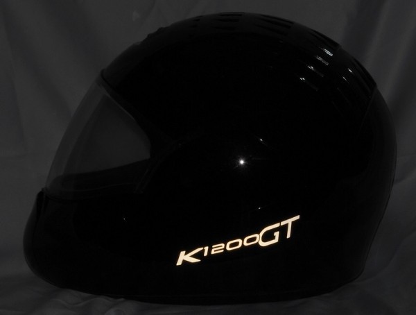 Reflective helmet sticker K1200GT style Typ 2