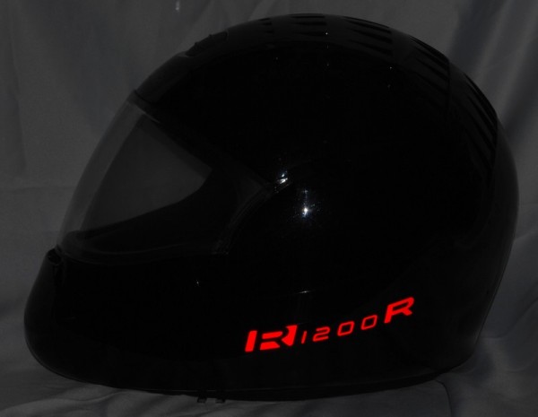 Reflective helmet sticker R1200R style Typ 2