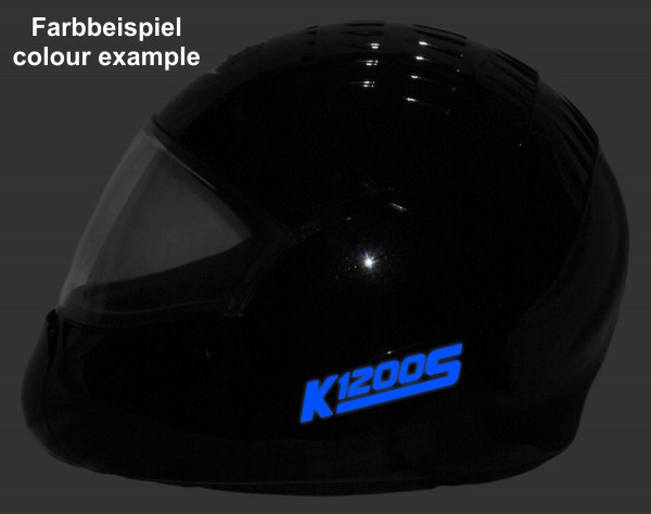 Reflective helmet sticker K1200S style Typ 2