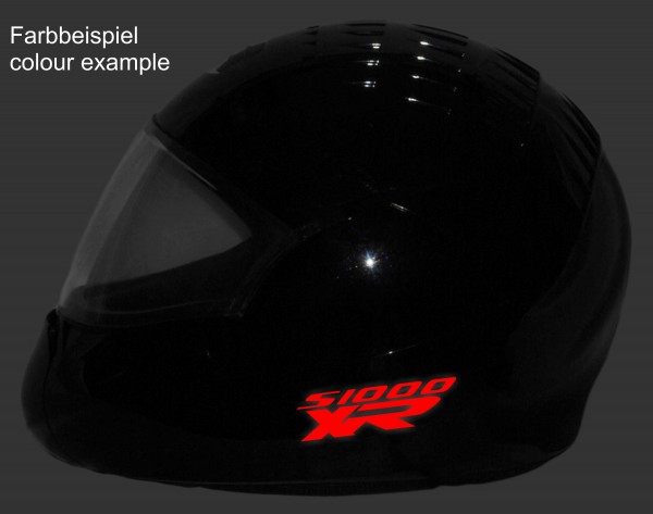 Reflective helmet sticker S1000XR style Typ 1