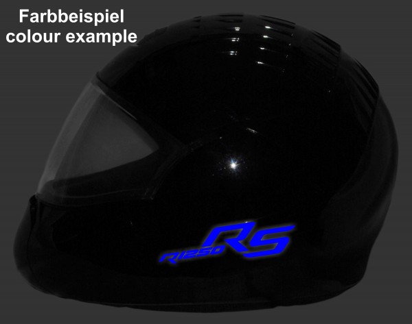 Reflective helmet sticker R1250RS LC style Typ 1