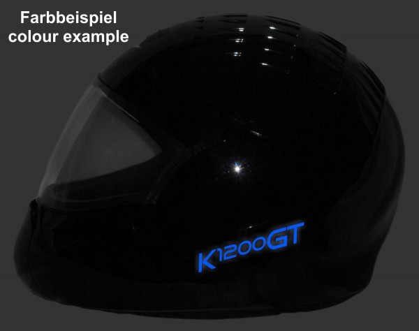 Reflective helmet sticker K1200GT style Typ 1