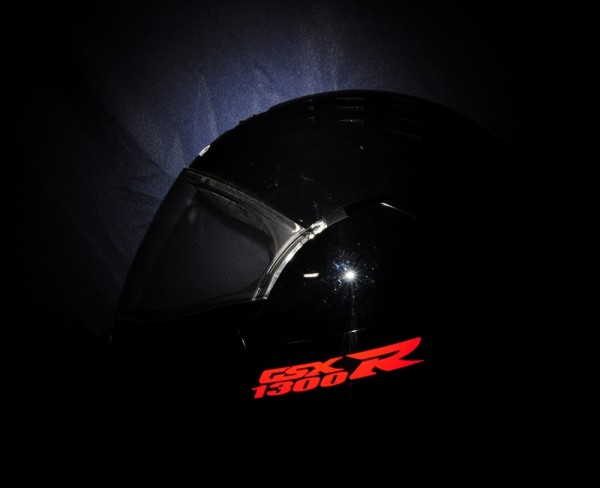 Reflective helmet sticker Suzuki Bandit style Typ 1