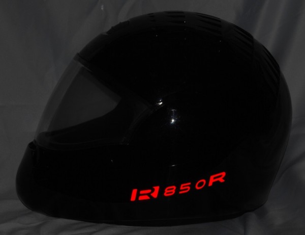 Helmaufkleber reflektierend im Stil R850R Typ 2
