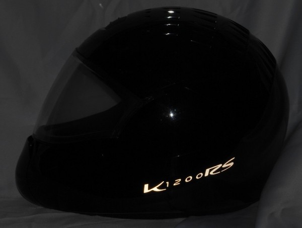 Reflective helmet sticker K1200RS style Typ 3