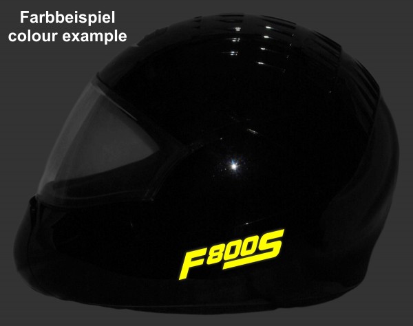 Reflective helmet sticker F800S style Typ 1