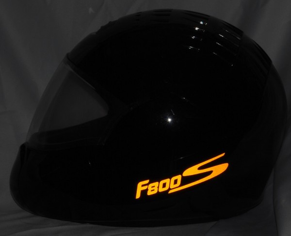 Reflective helmet sticker F800S style Typ 2