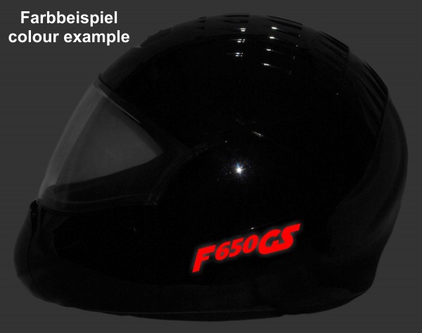 Reflective helmet sticker F650GS style Typ 1