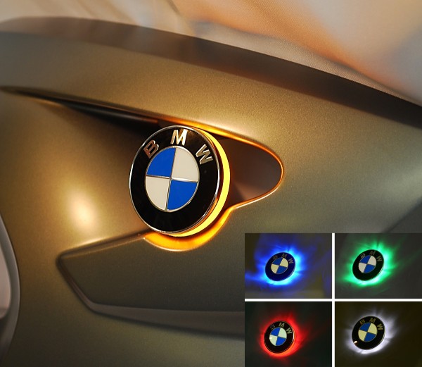Für BMW R1200GS Mod. 2004-2007 zweifarbige LED Emblemblinker