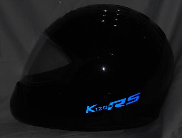 Reflective helmet sticker K1200RS style Typ 1