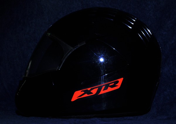 Reflective helmet sticker Yamaha XJR style Typ 1