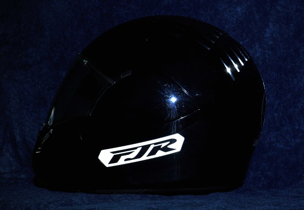 Reflective helmet sticker Yamaha FJR style Typ 1