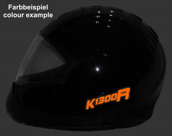 Reflective helmet sticker K1300R style Typ 2