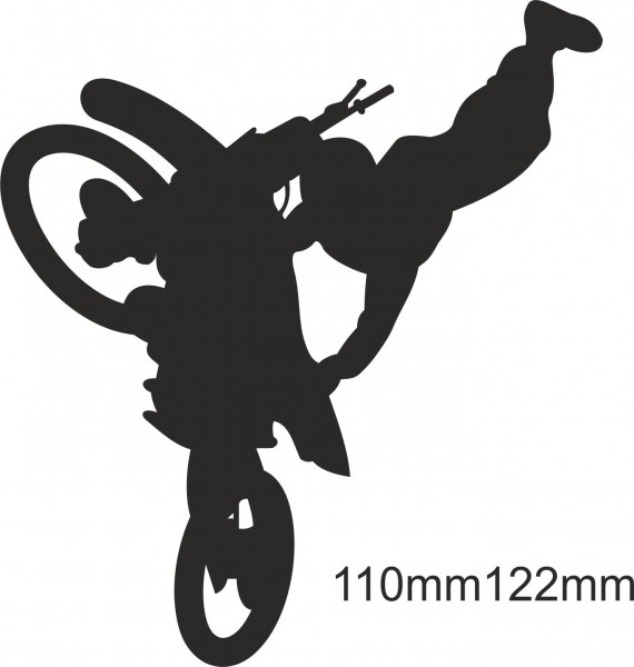 Motobike Moto Cross Freestyle sticker #20 different colours