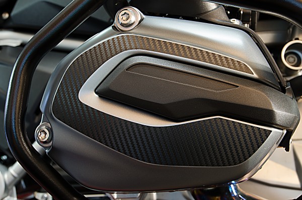 Carbon Optik Folie für die Ventildeckel der BMW R1200GS LC Adventure