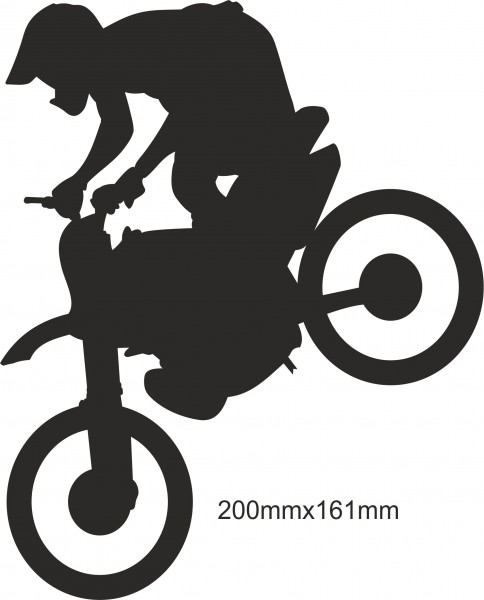 Motobike Moto Cross Freestyle sticker #07 different colours