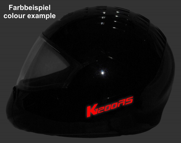 Reflective helmet sticker K1200RS style Typ 2