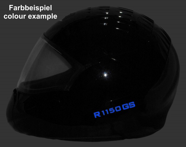 Helmaufkleber reflektierend im Stil R1150GS Typ 1