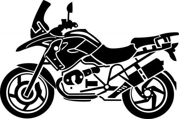 BMW R1200GS TÜ sticker in different colours