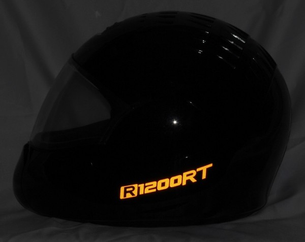 Reflective helmet sticker R1200RT style Typ 2