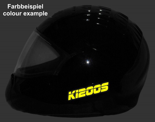 Reflective helmet sticker K1200S style Typ 3