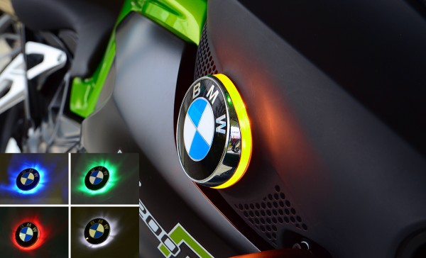 K1200R BMW two colour roundel badge LED lights