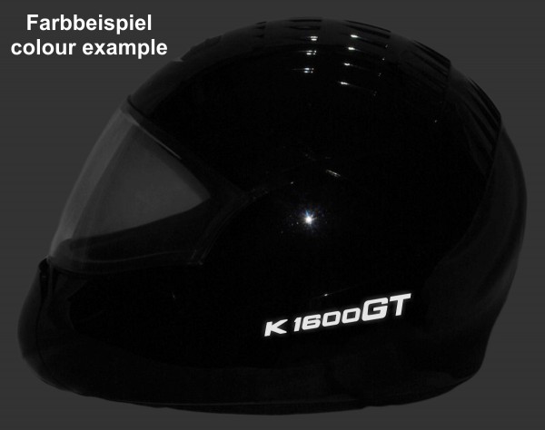 Reflective helmet sticker K1600GT style Typ 1