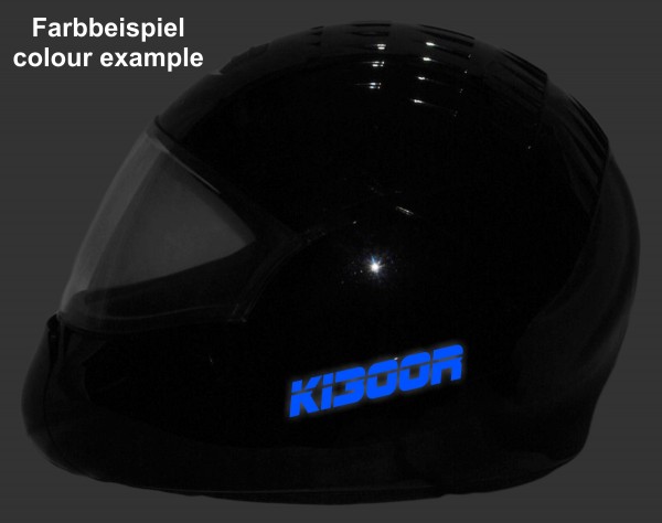 Reflective helmet sticker K1300R style Typ 1