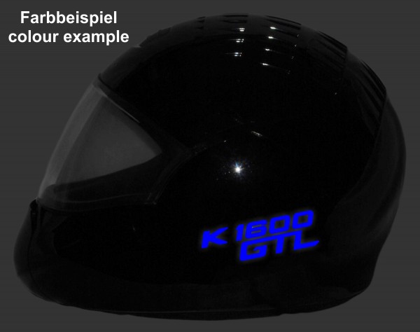 Reflective helmet sticker K1600GTL style Typ 1