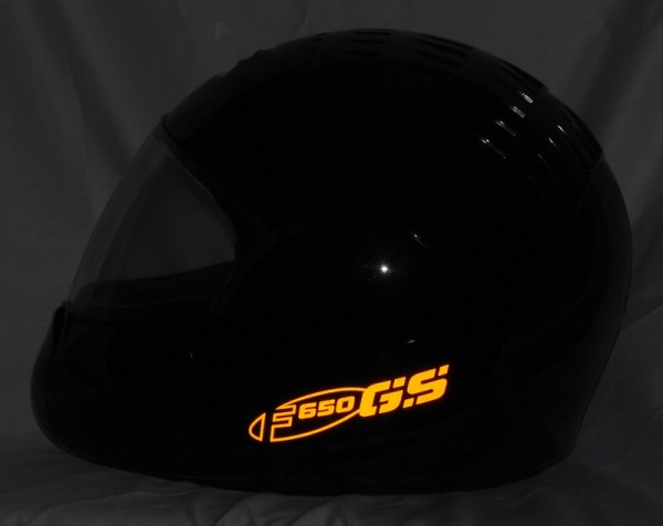 Reflective helmet sticker F650GS style Typ 3