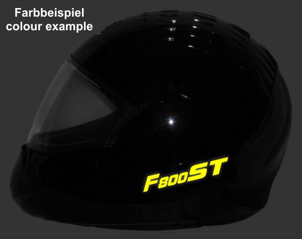 Helmaufkleber reflektierend im Stil F800ST Typ 1