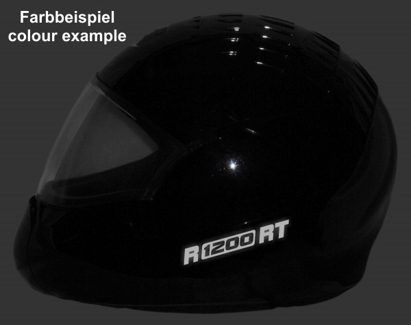 Helmaufkleber reflektierend im Stil R1200RT Typ 1