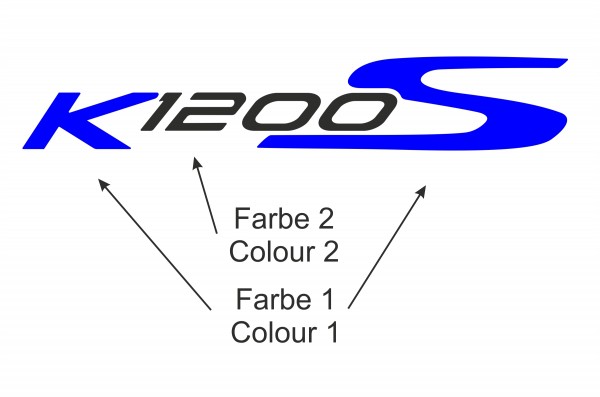 K1200S label set #1 big, two colours